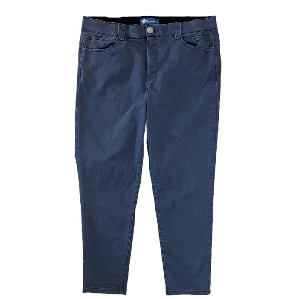 Democracy “Ab” Solution Colored Ankle Skimmer Pants Size 16 Gray‎